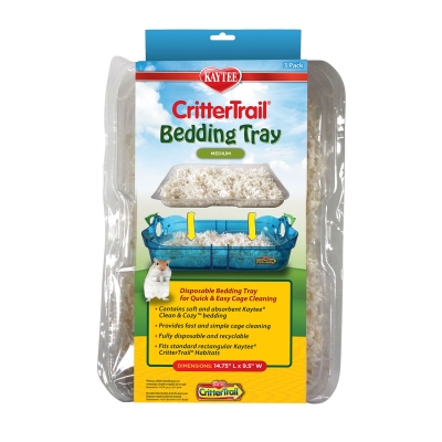 Pets International Sp60603 Crittertrail Kt Bedding Tray, 3 Count