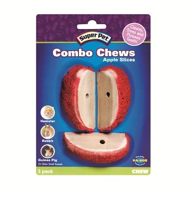 Pets International Sp61111 Combo Chew Apple Slices, 3 Pack