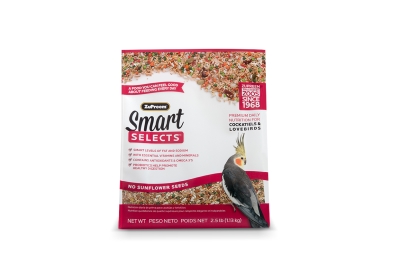 Zu32020 Smart Selectstm Daily Bird Food For Cockatiels & Lovebirds, 2.5 Lbs.
