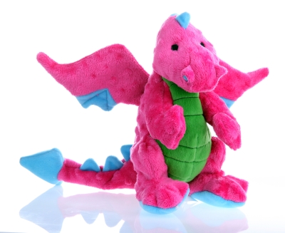 Sh70972 Godog Dragon Dog Toy, Baby - Pink