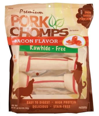 Scott Pet Products Tt97873 11 In. Premium Bacon Knotz, 4 Count