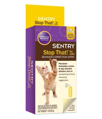 Ic02344 Sentry Stop That, Cat Spray - 1 Oz.