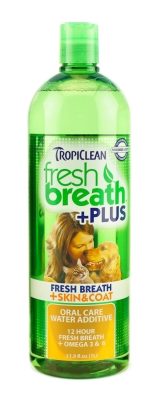 Tp00184 Fresh Breath Water Additive Plus Skin & Coat - 32 Oz.