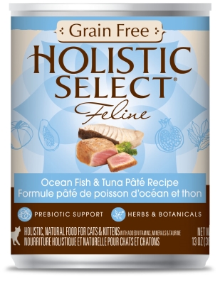 Wp59035 Holistic Select Grain Free Cat - Fish And Tuna Pate, 12-13 Oz.