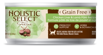 Wp59041 Holistic Select Grain Free Cat - Chicken, Liver And Lamb Pate, 24-5.5 Oz.