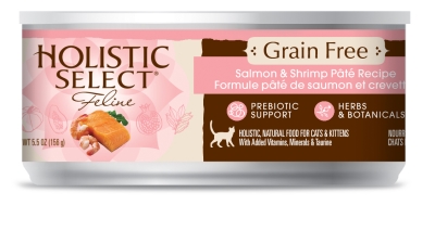 Wp59043 Holistic Select Grain Free Cat - Salmon And Shrimp Pate, 24-5.5 Oz.