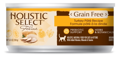 Wp59045 Holistic Select Grain Free Cat - Turkey Pate, 24-5.5 Oz.