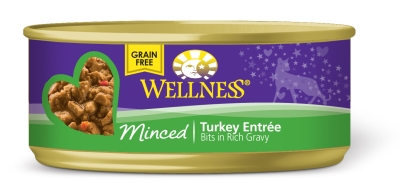 Om02677 Wellness Cat Dinner Minced Turkey - 24-5.5 Oz.