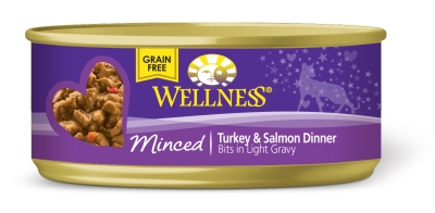 Om02681 Wellness Cat Entree Minced Turkey & Salmon - 24-5.5 Oz.