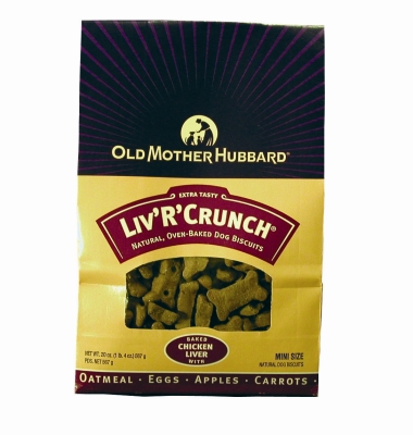Om10185 Old Mother Hubbard Mini Dog Biscuits Liv R Crunch - 20 Oz.