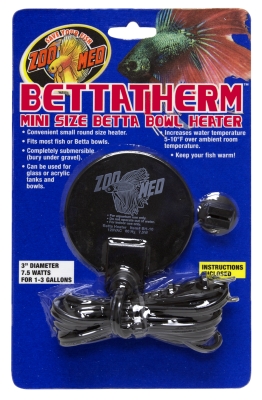 Zoo Med-aquatrol Zm24004 Bettatherm Beta Bowl Heater, 1 Lbs.