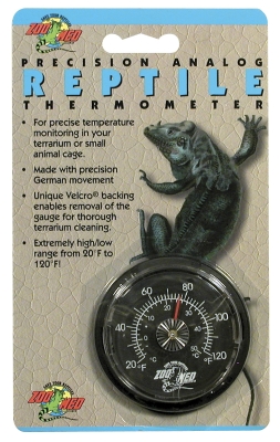 Zoo Med-aquatrol Zm30020 Reptile Thermometer Analog