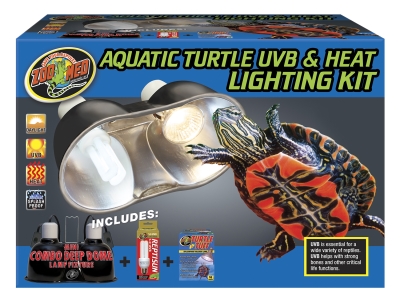 Zoo Med-aquatrol Zm32232 Aquatic Turtle Uvb & Heat Lighting Kit