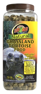 Zoo Med-aquatrol Zm40131 Natural Grassland Tortoise Food 15 Oz.