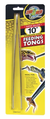 Zoo Med-aquatrol Zm62210 Feeding Tongs Stainless Steel 10 In.