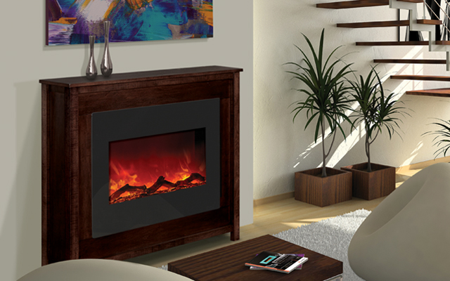 Zecl-30-3226 30 In. Zero Clearance Fireplace With 32 X 26 In. Black Glass Surround