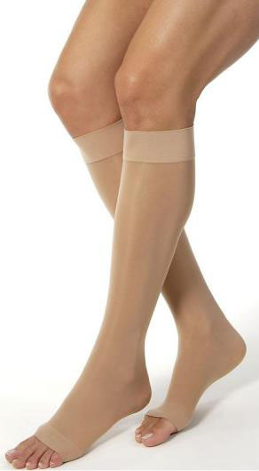 Jobst SupportWear 119749 Ultrasheer Knee High 30 - 40 Open Toe Compression Stocking Classic Black Medium Jobst SupportWear 119749 Ultrasheer Knee High 30 - 40 Open Toe Compression Stocking Classic Black Medium