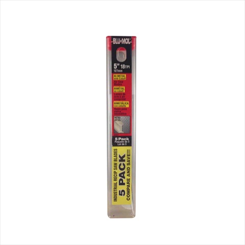 UPC 758218857632 product image for Blu-Mol 4 In. 32 Tpi Bi-Metal Air Saw Blade, 5 Pack | upcitemdb.com