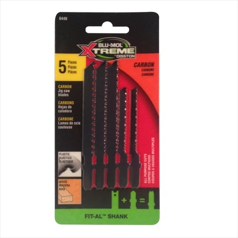UPC 758218719008 product image for Blu-Mol Xtreme Wood Cutting Carbon Fit-Al Jig Saw Set, 5 Pieces | upcitemdb.com
