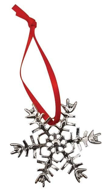 Cicso Independent N284 Ily Snowflake Ornament