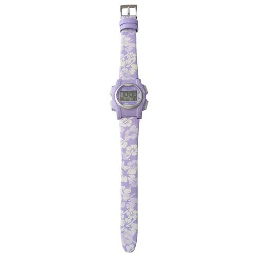 Vm-lpl Vibralite Mini Vibrating Watch With Purple Flower Band