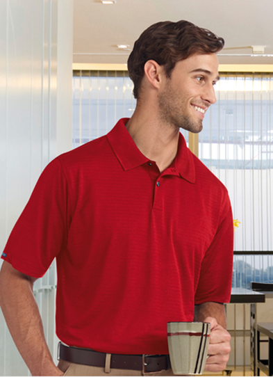 UPC 817398013051 product image for Bermuda Sands 755 Mens Shadow Performance Polo - Red Small | upcitemdb.com