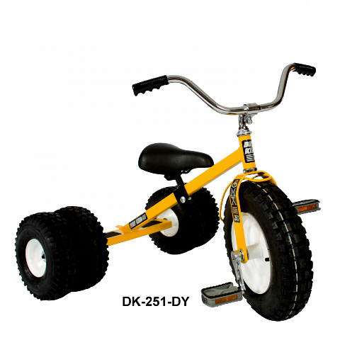 Dk-251-dy Child Dually Tricycle, Yellow