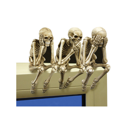 6499 3.75 In. See, Speak And Hear No Evil Shelf Sitters