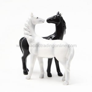 8361 4 In. Horses Salt And Pepper Shakers