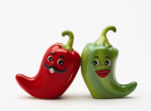 8161 3.25 In. Chilli Peppers Salt And Pepper Shakers