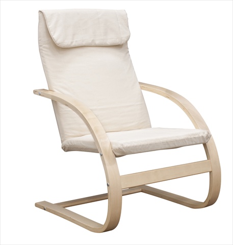 2000ntbg Mia Reclining Bentwood Chair - Natural & Beige