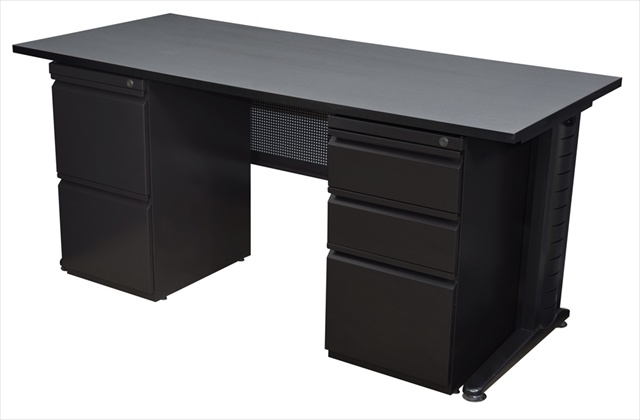 Mdp6024gy 60 In. Double Ped Desk - Grey