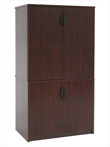 Lscsc3565mh 29 In. High Storage Cabinet & 35 In. Storage Cabinet - Mahogany