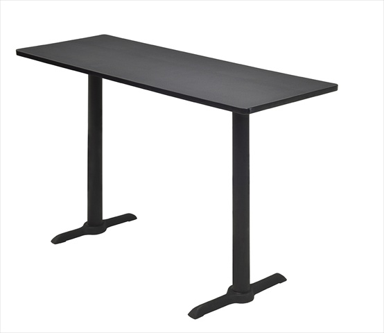 Mctrct4824gy 48 X 24 In. Cain Cafe Height Training Table - Grey