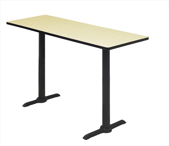 Mctrct4824pl 48 X 24 In. Cain Cafe Height Training Table - Maple