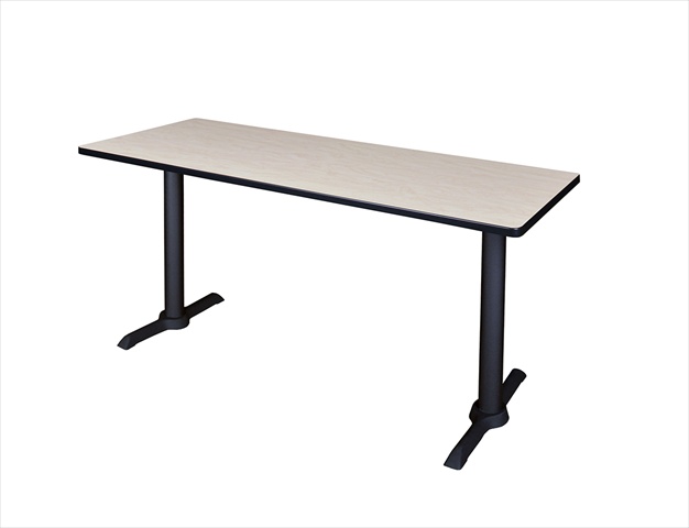60 X 24 In. Cain T-base Training Table - Maple