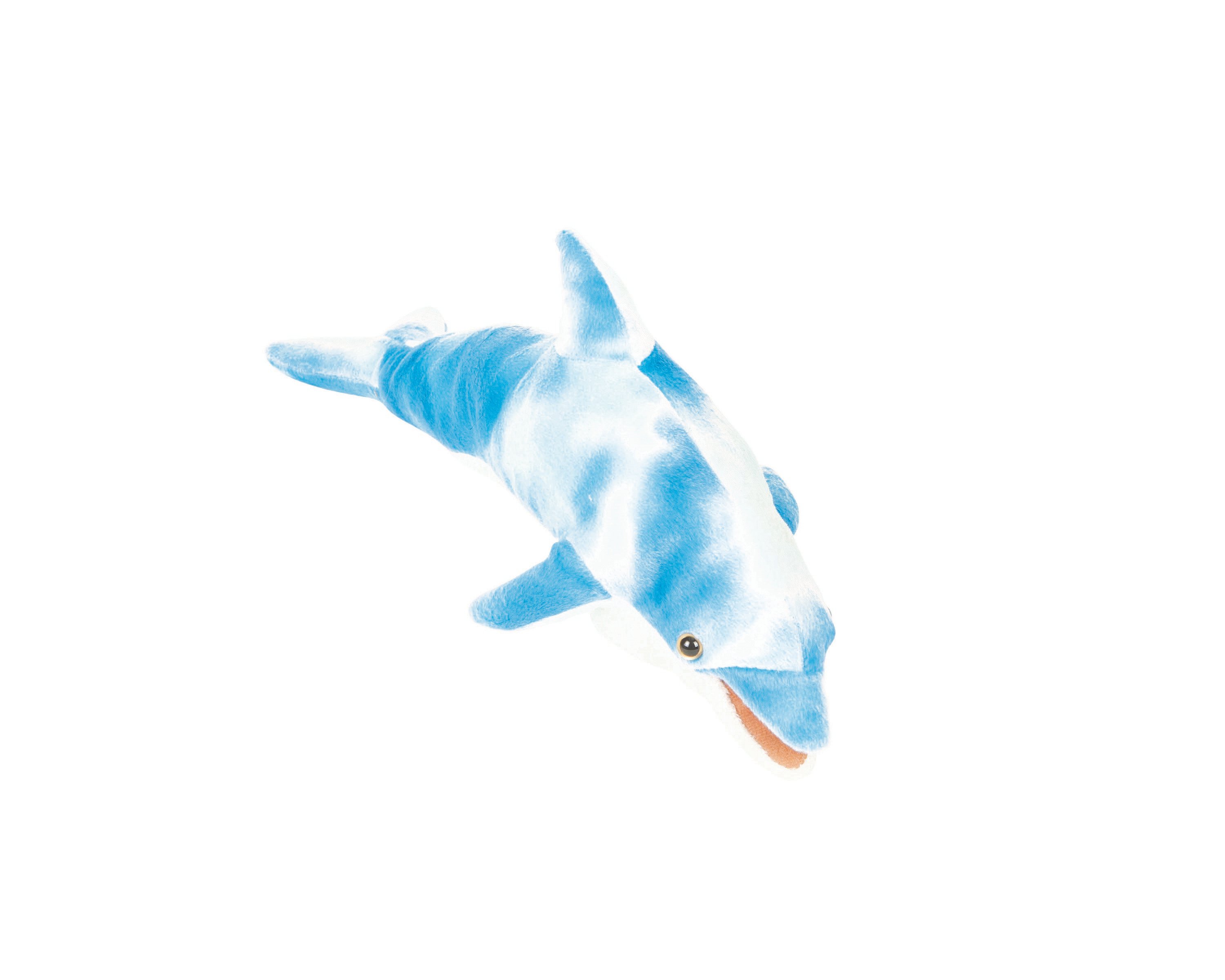 Fg7108b 12 In. Dolphin - Blue, Finger Puppet