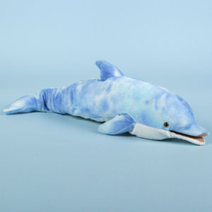 Np8108b 24 In. Dolphin - Blue, Animal Puppet