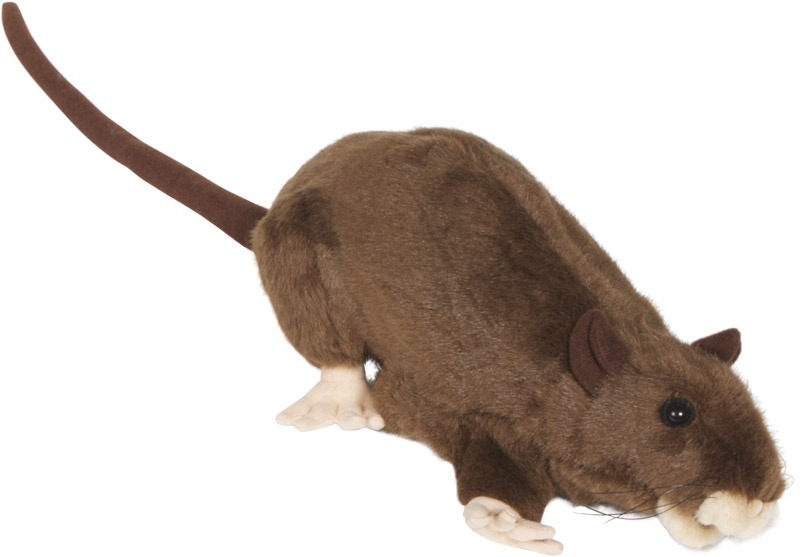 Np8229b 13 In. Rat - Brown, Animal Puppet