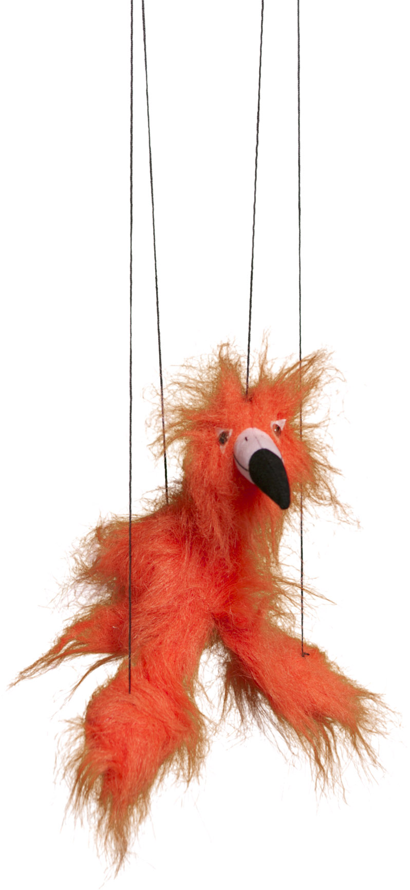 WB322 16 In. Baby Flamingo - Orange-Red, Marionette Puppet