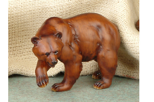 Py-2824 6 H In. - Wooden Extended Paw Bear