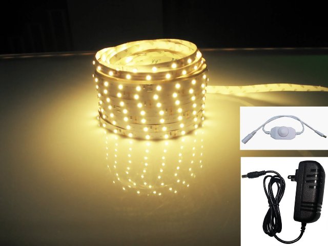 Ld-sp-ww-set-dim Plug-n-play Dimmable Indoor Warm White Led Flexible Light Strip