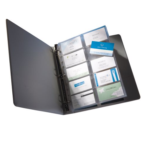 W21471 Business Card Sheet Protectors - 5 Ct. Pack Of 10