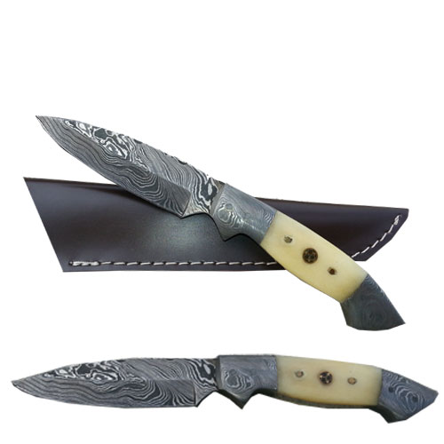 Damascus Steel Hunting Knife