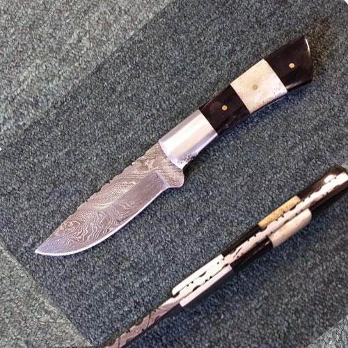Damascus Hunting Knife
