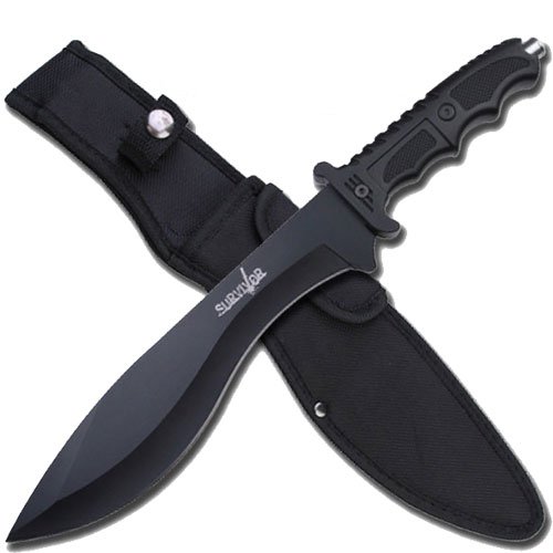 Tactical Combat Hunting Knife With Glass Breaker