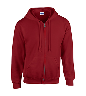 UPC 821780000017 product image for G18600 Heavy Blend Adult Full Zip Hooded Sweatshirt, Cardinal Red - 2x | upcitemdb.com