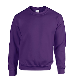 G18000 Heavy Blend Adult Crewneck Sweatshirt - Purple- 2X