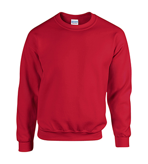 G18000 Heavy Blend Adult Crew Neck Sweatshirt - Cherry Red- Medium