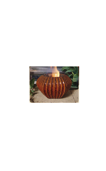 Marshall Home Mbp-70-4-950n 6 W X 3.75 H In., Galveston Firethorn Ceramic Firepot